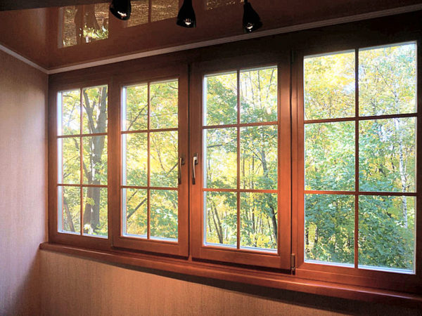 Деревянные окна в Леруа Мерлен