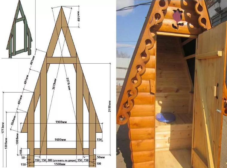 Как построить дачный туалет